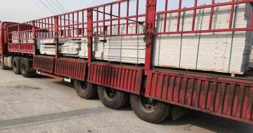 西宁 白麻荔枝面外墙干挂，工厂装车日常