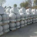 西宁 白麻花岗岩石材圆球，石球，挡车球，隔离球，景观石球，风水球等