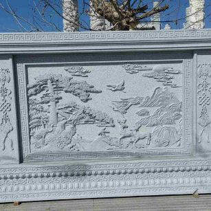 西宁 芝麻白大型照壁，屏风，影壁