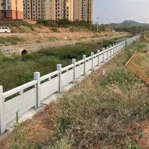 西宁 白麻河道栏杆效果展示图