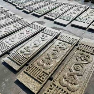 西宁 黄金麻花岗岩外墙雕刻板