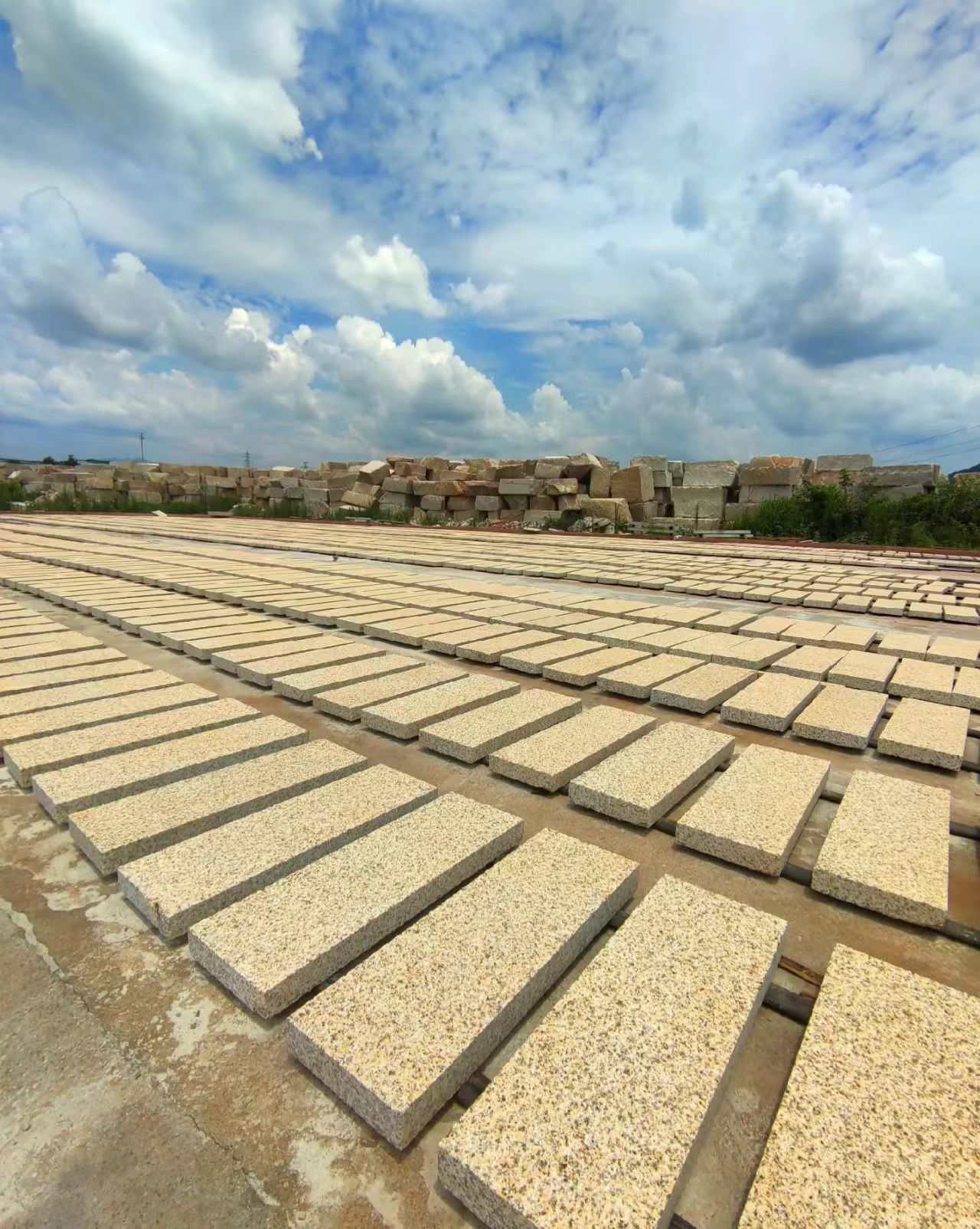 西宁 黄金麻花岗岩荔枝面地铺石防护中