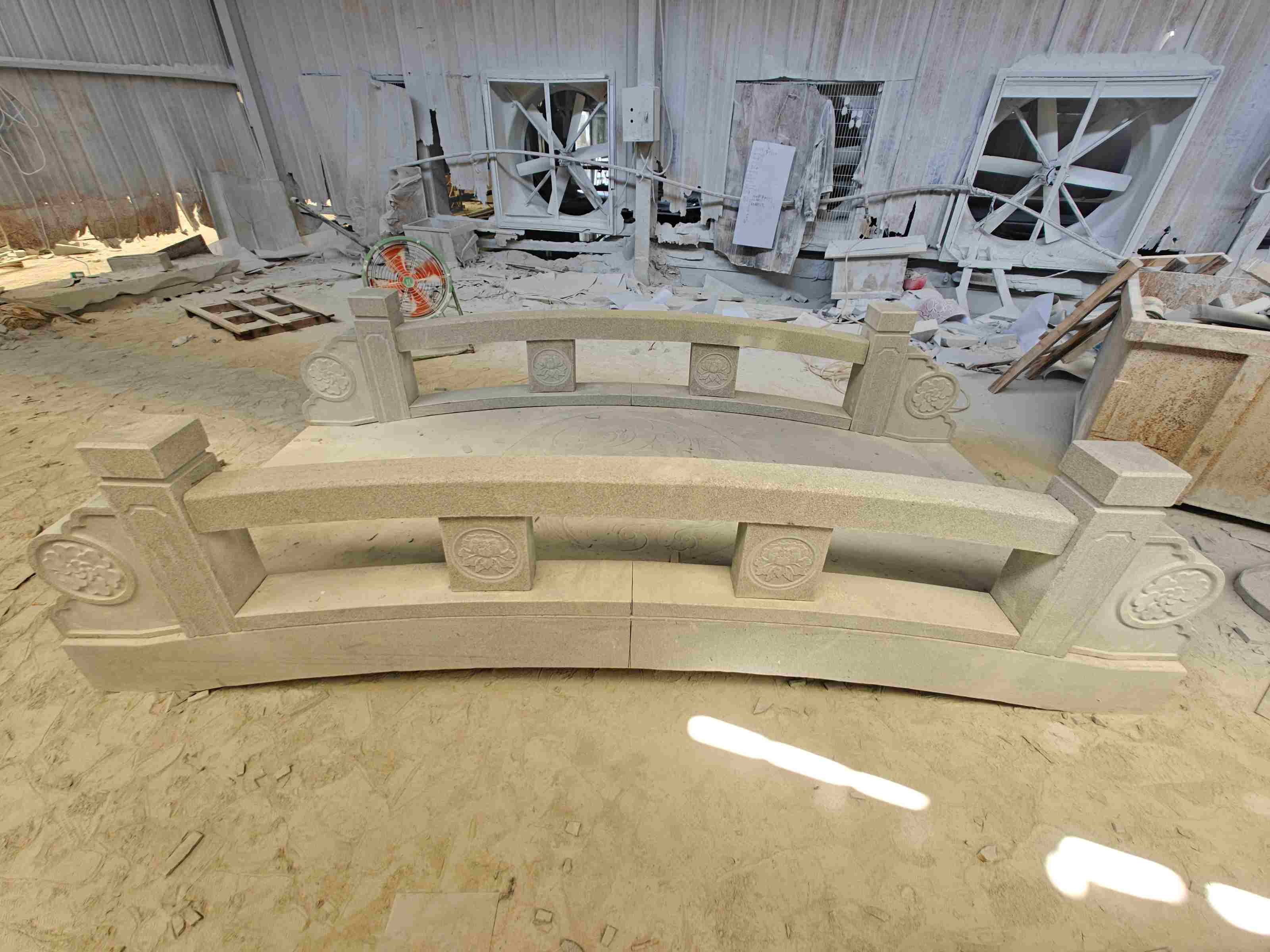 西宁 芝麻灰花岗岩异形加工-拱桥，石桥