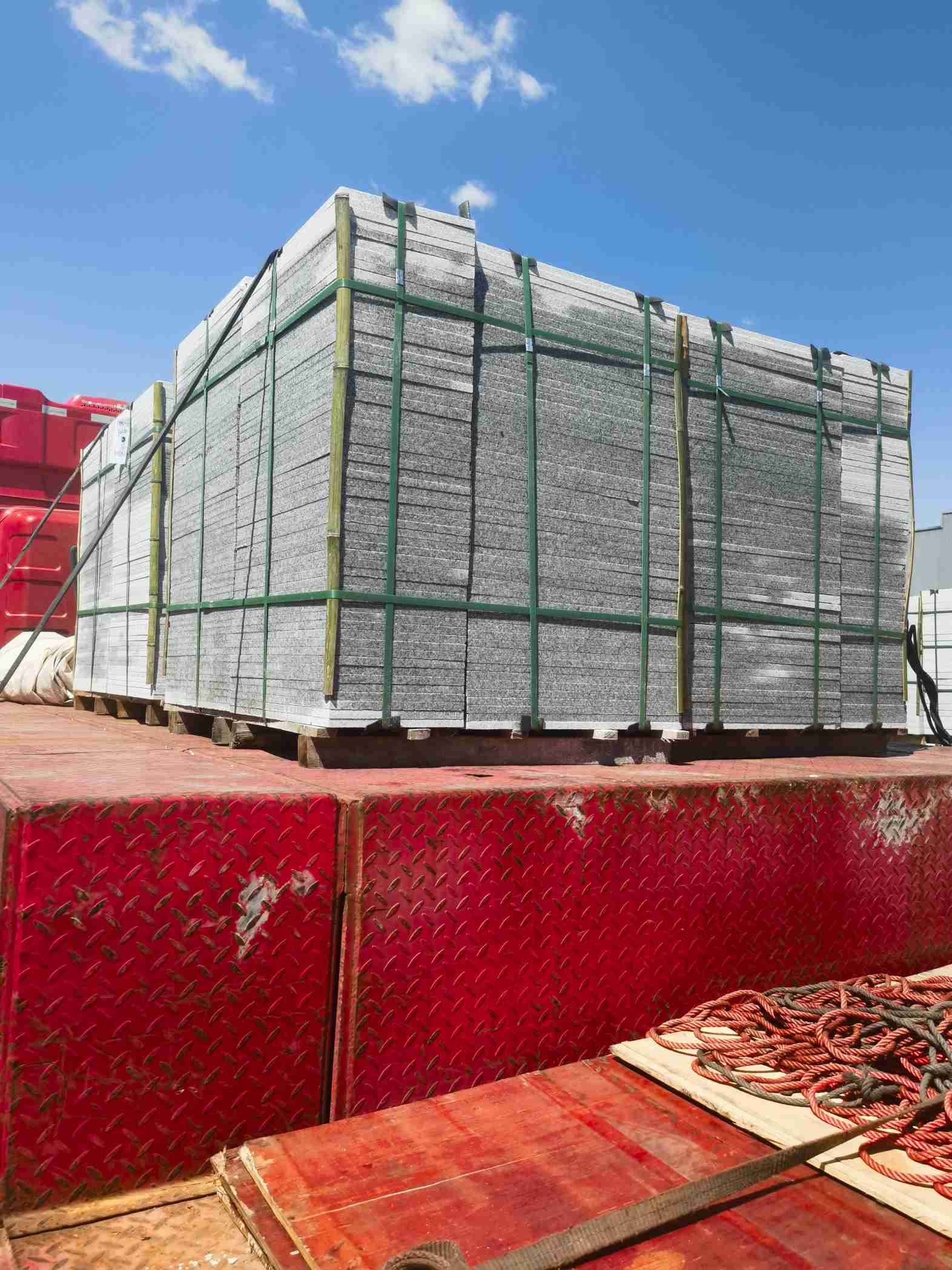 西宁 芝麻白火烧规格板地铺石300*600/600*600